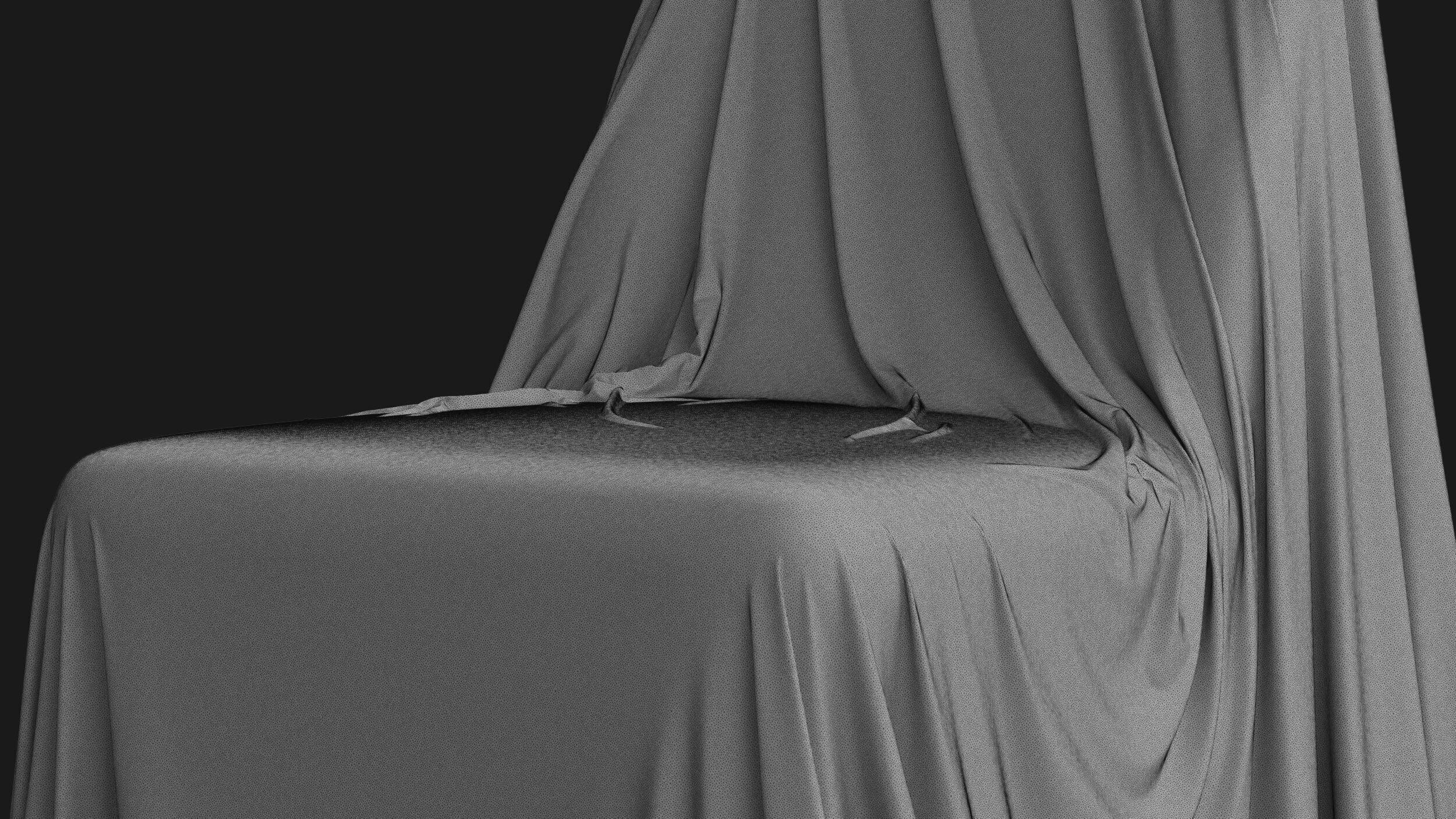 Covered Modern Chair 04 3D model_8