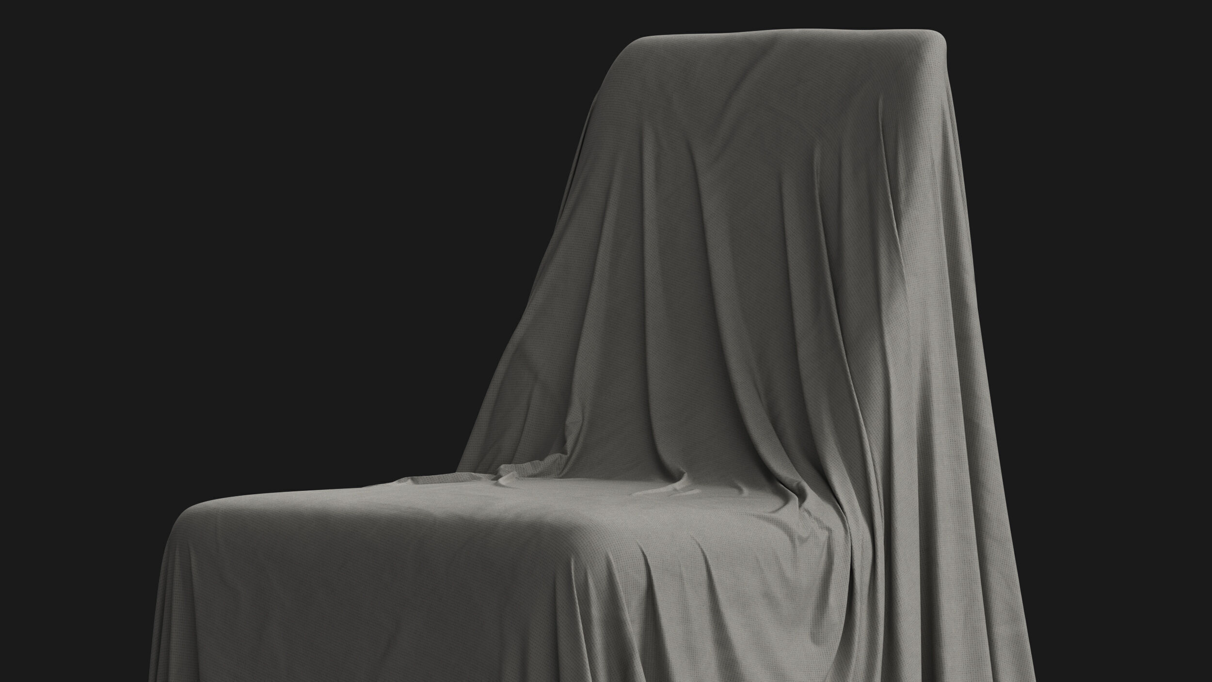 Covered Modern Chair 04 3D model_6