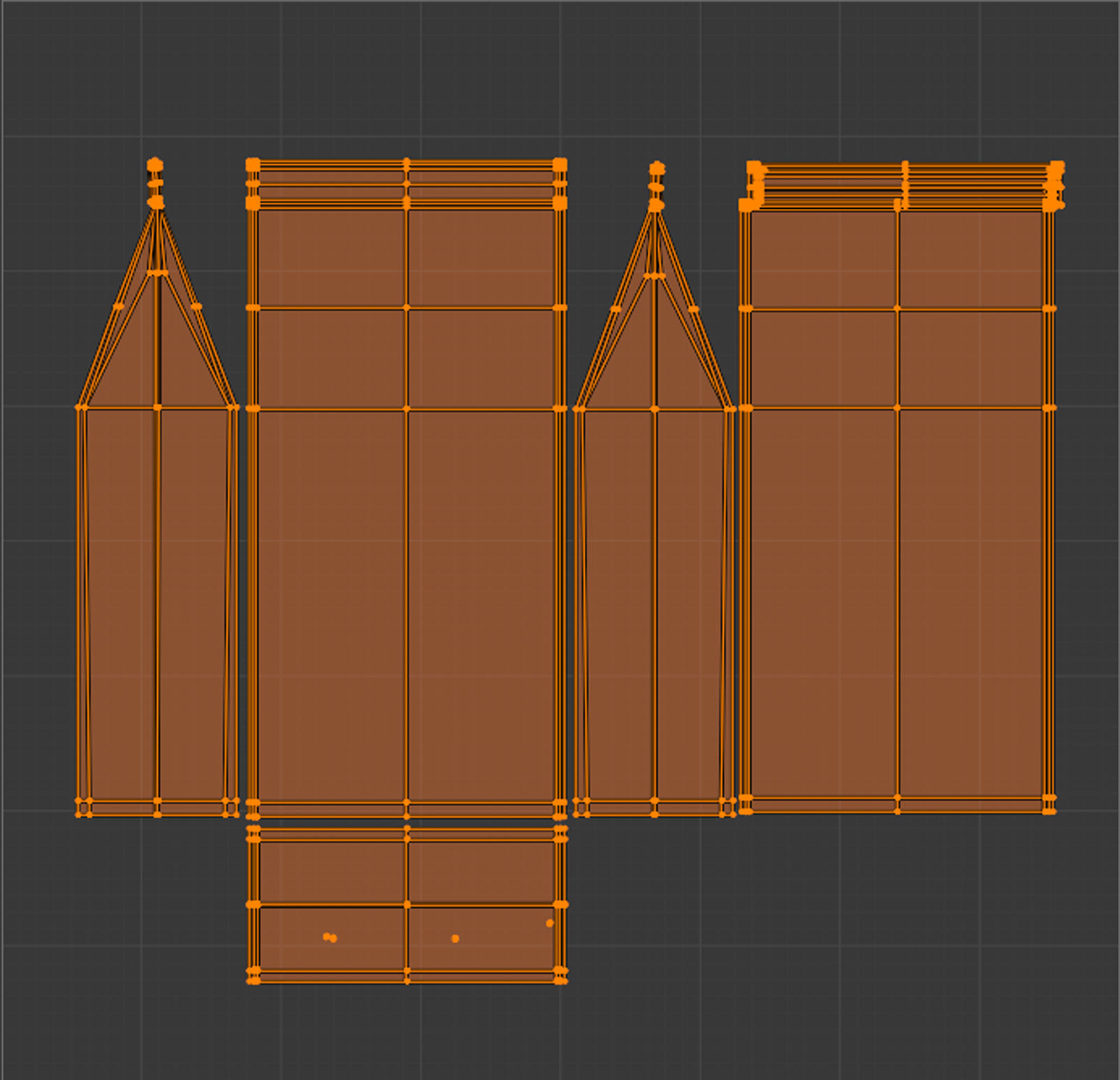 Stand Up Paper Bag 3D model_10