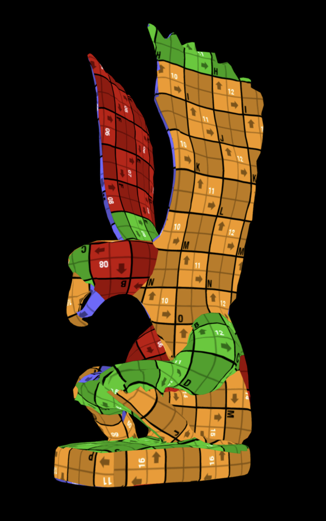 Poise Of Glory Low-poly 3D model_12