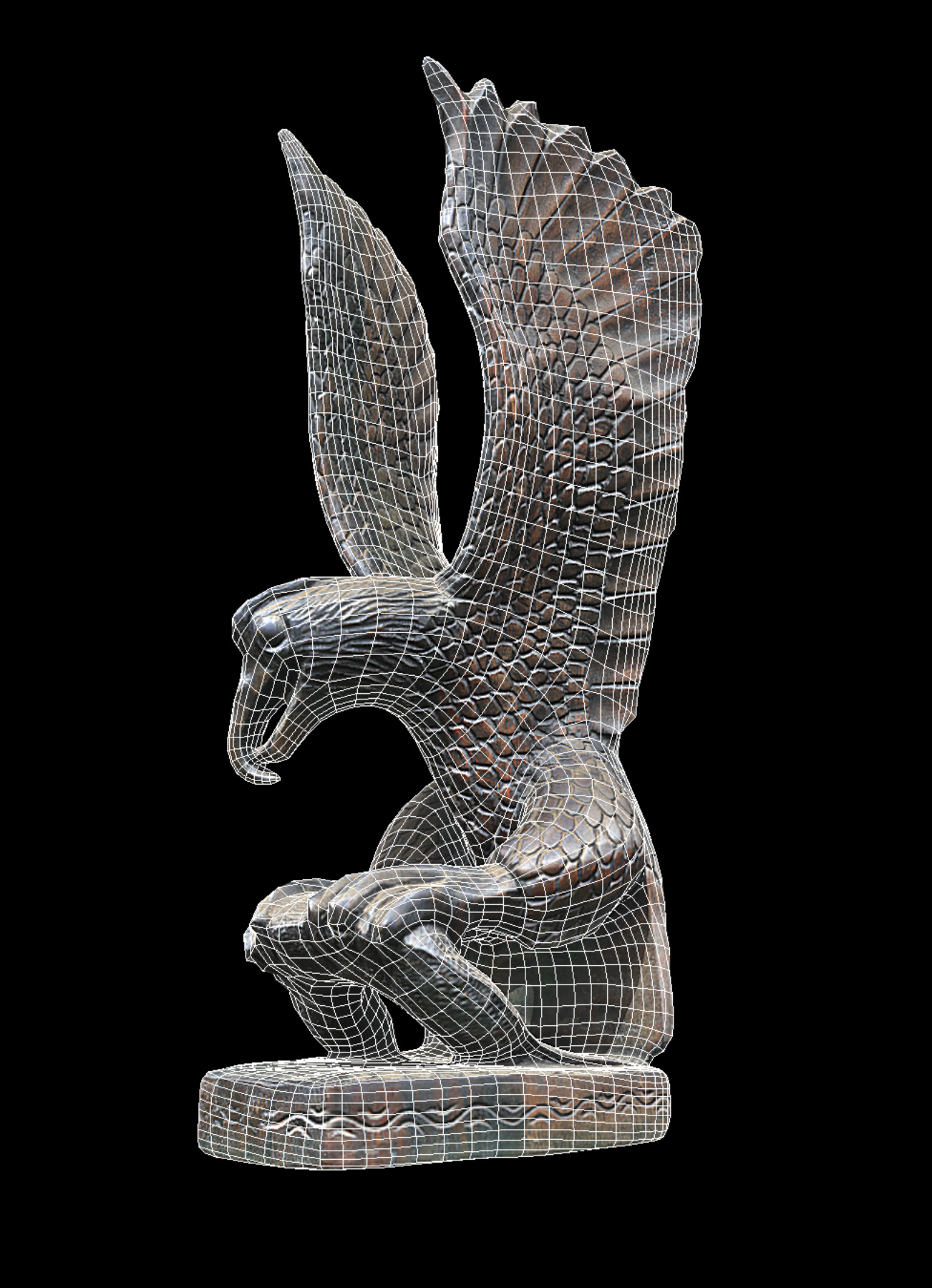 Poise Of Glory Low-poly 3D model_7