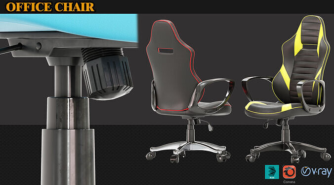 OFFICE CHAIR  3D model 4