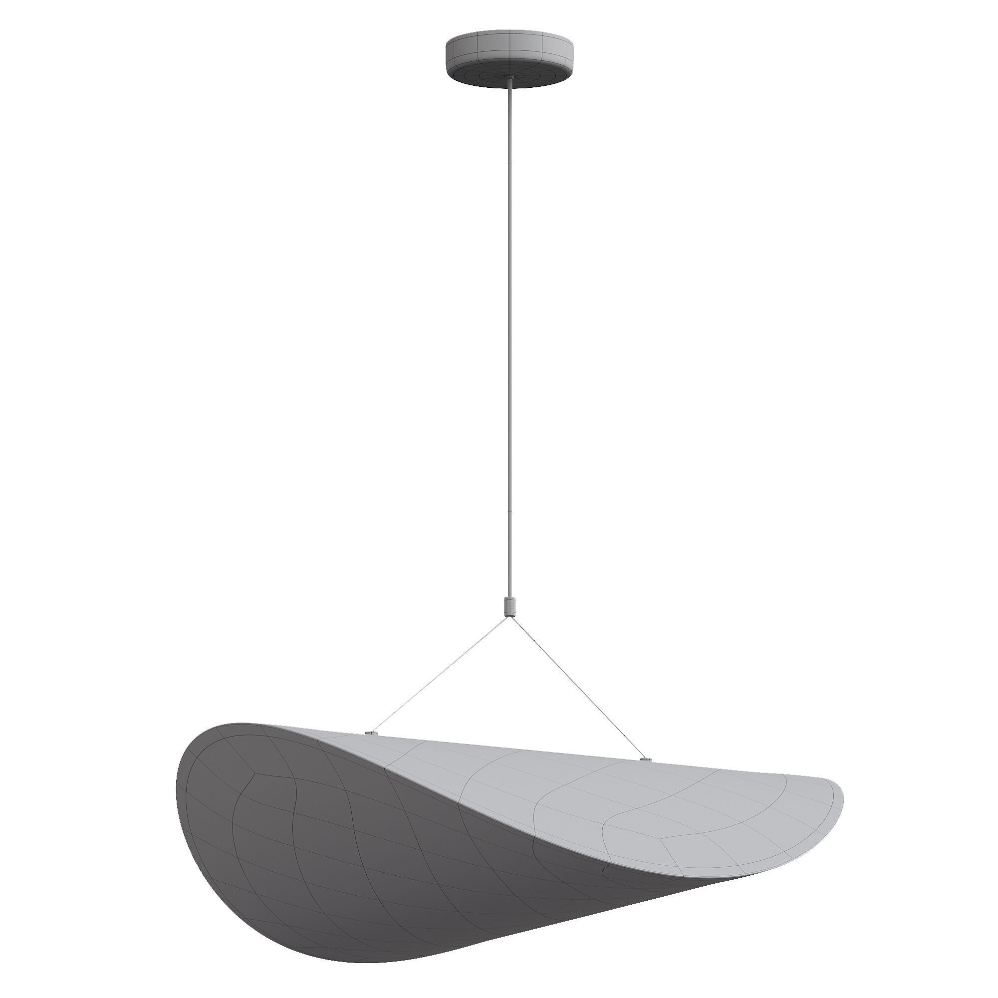 tense Pendant light 3D model_3