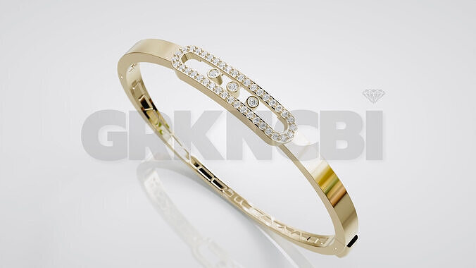 Jewelry Messika Move Bracelet Model M-04 Free 3D print model