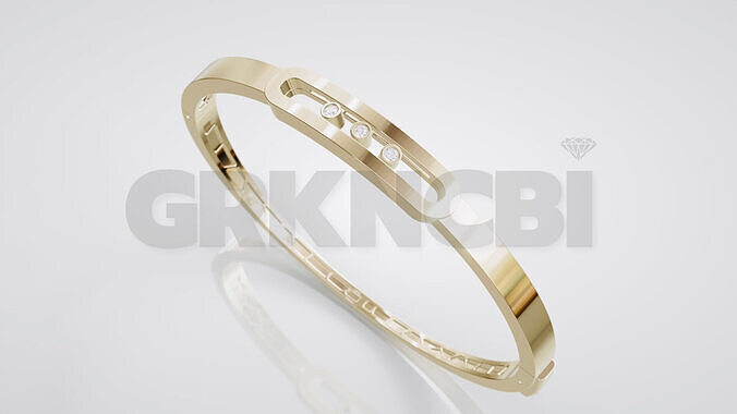 Jewelry Messika Move Bracelet Model M-05 Free 3D print model