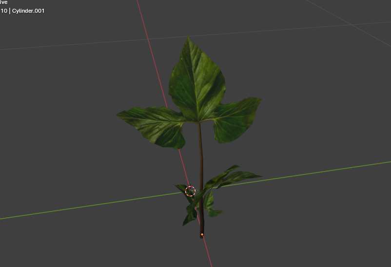 10 type of Plant Grass collection 3D model_34