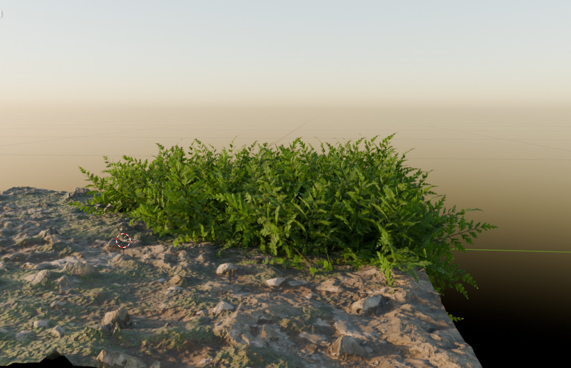 10 type of Plant Grass collection 3D model_19
