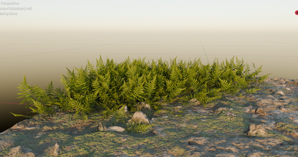 10 type of Plant Grass collection 3D model_37