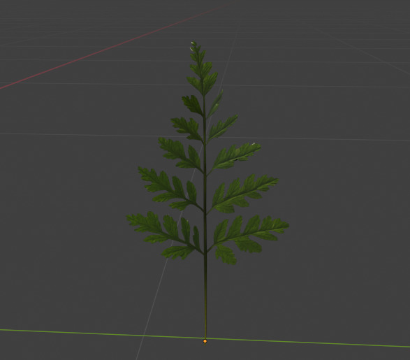 10 type of Plant Grass collection 3D model_16