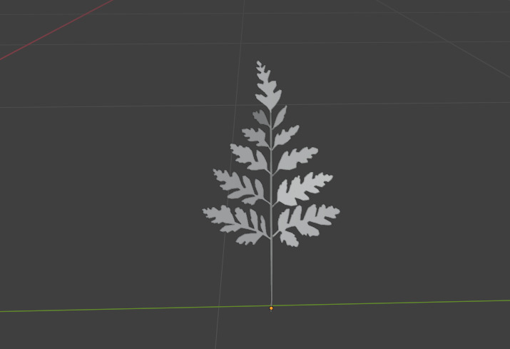 10 type of Plant Grass collection 3D model_15