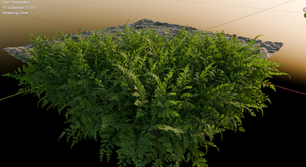 10 type of Plant Grass collection 3D model_20