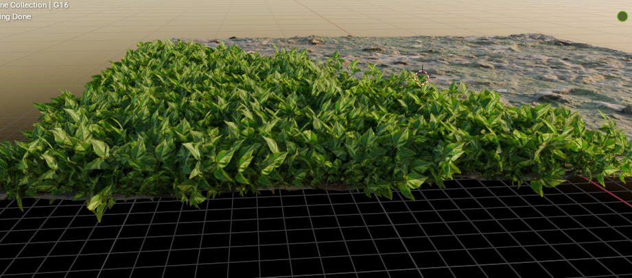 10 type of Plant Grass collection 3D model_36