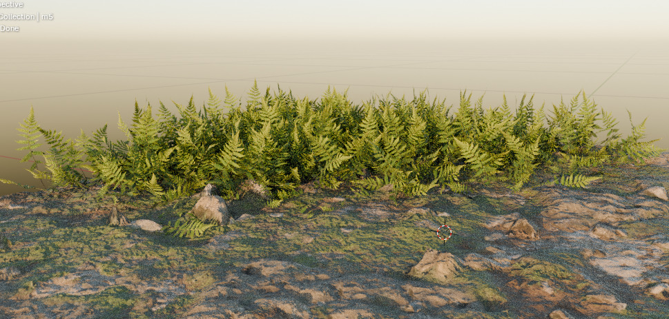 10 type of Plant Grass collection 3D model_27