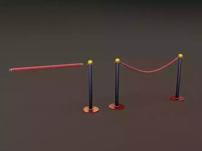Casino Stanchion - For Virtual Casino Games 3D model