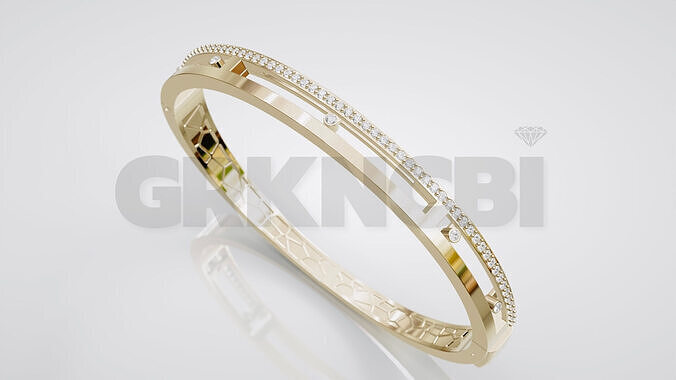 Jewelry Messika Move Bracelet Model M-06 Free 3D print model