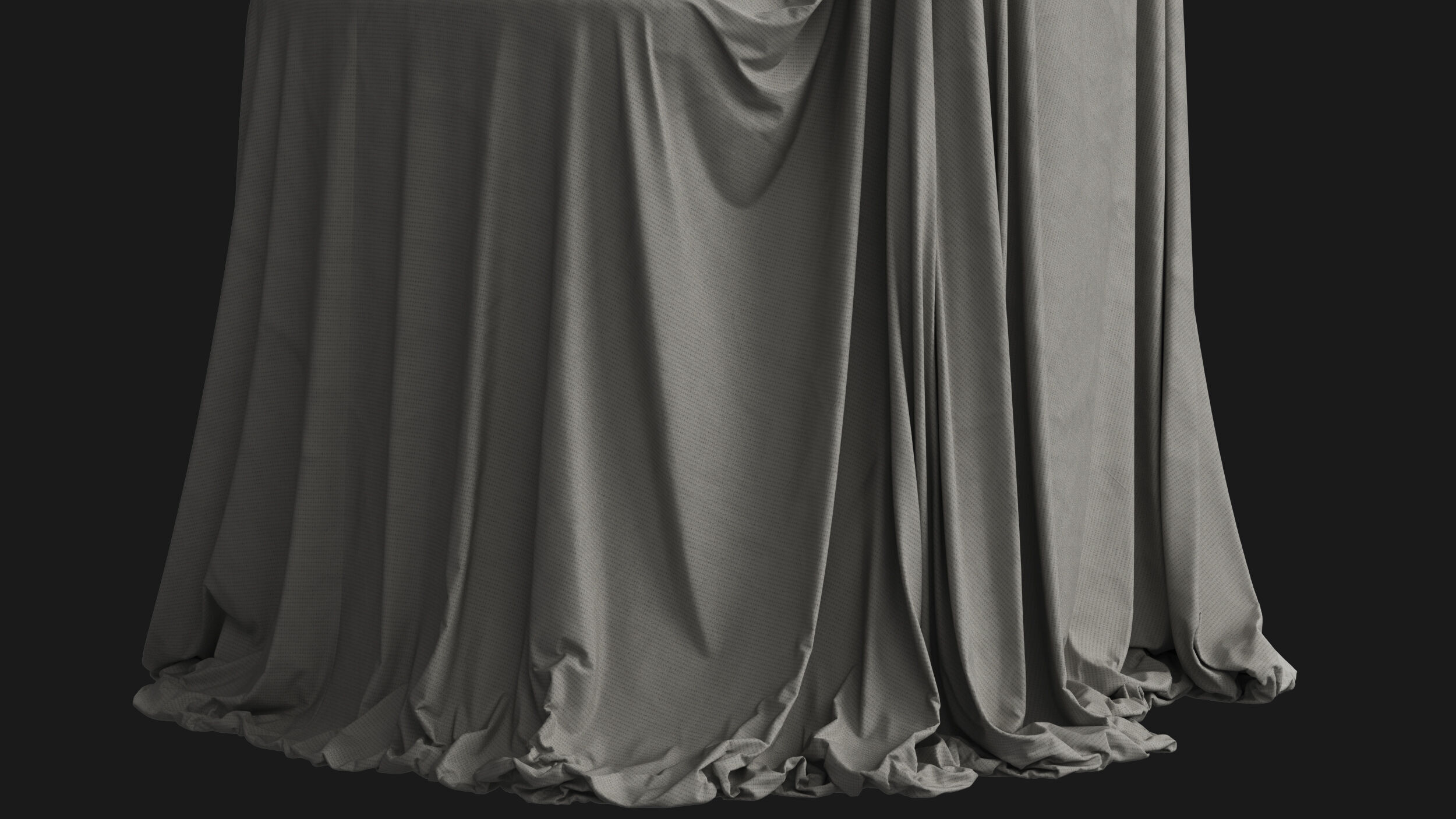 Covered Modern Chair 05 3D model_7