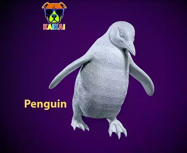 Penguin model - wingless bird statue Urban vibes