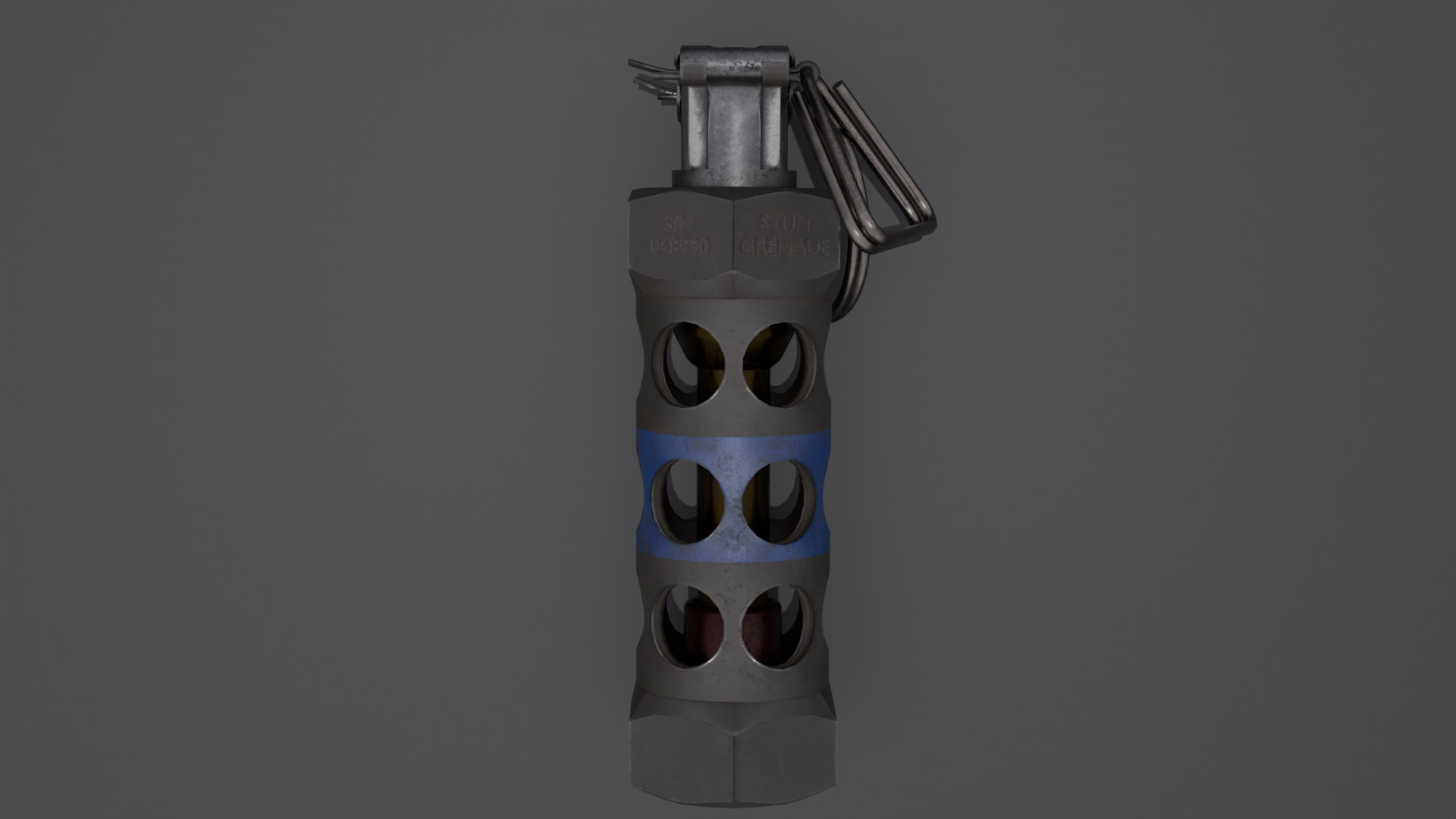 M84 Flashbang Grenade 3D model_4