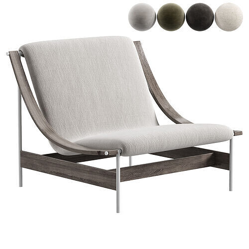Molteni C Lia Armchair 3D model