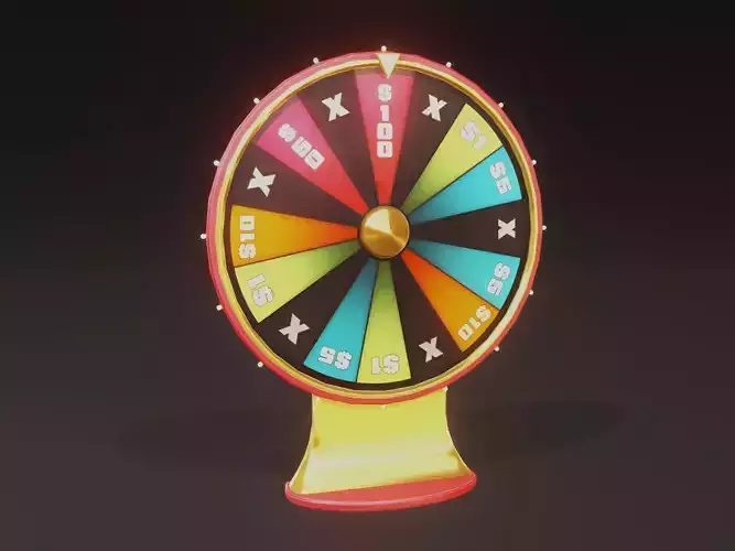 Wheel of Fortune  - For Virtual Casino Games 3D model