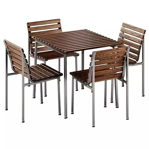 Traverse Garden Table and Chair by Hay