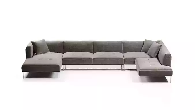 Living Divani ROD Sectional Sofa 3D model