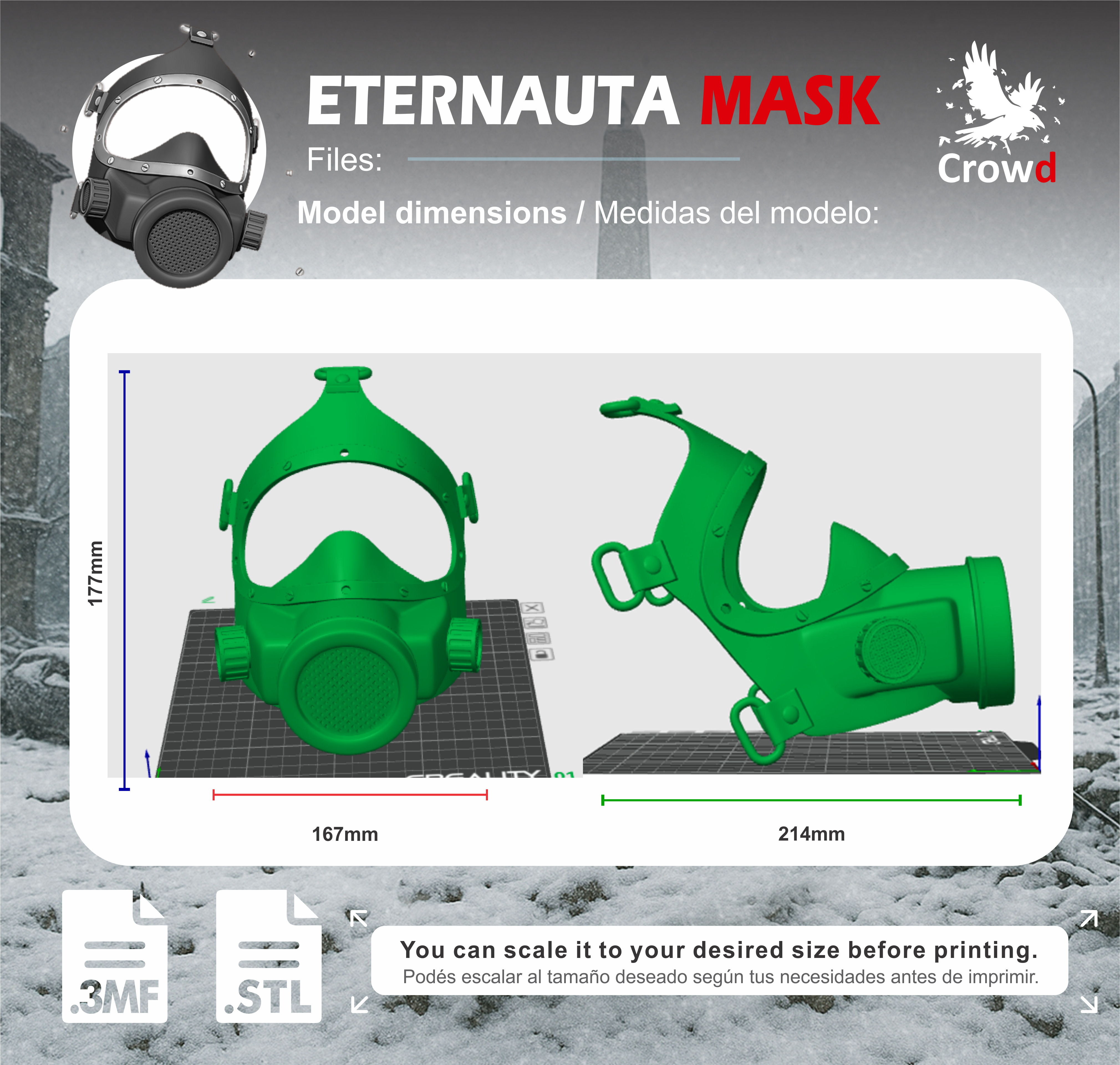 ETERNAUTA MASK 3D print model_6
