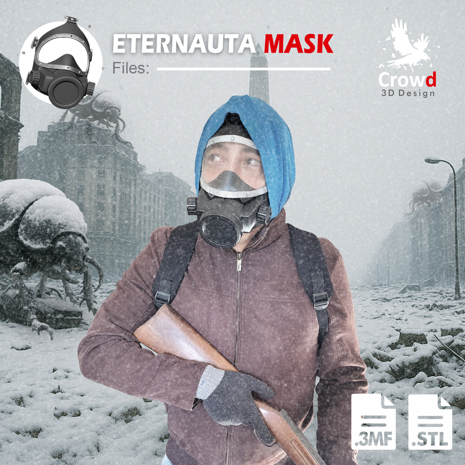 ETERNAUTA MASK 3D print model_4