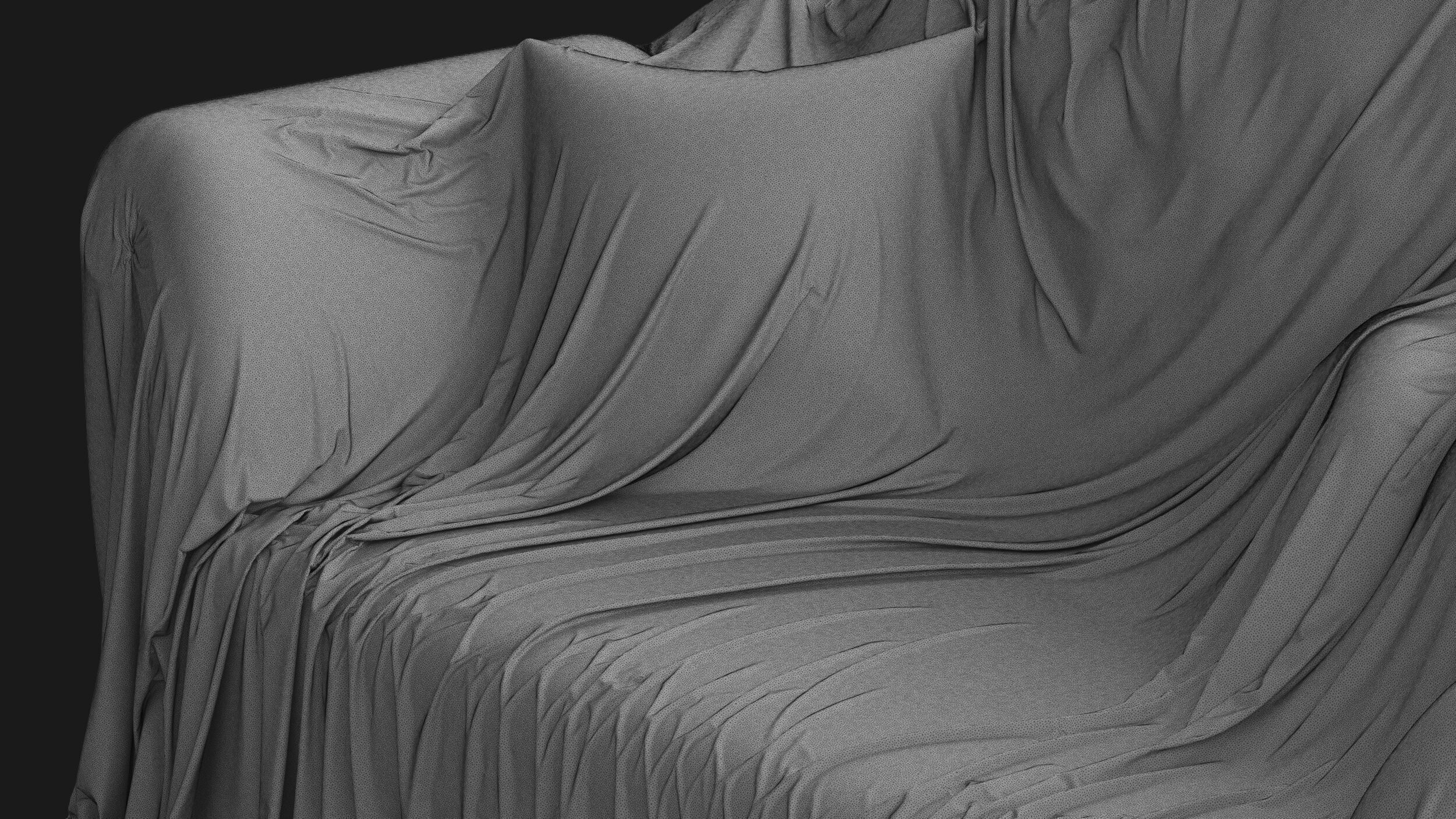 Covered Classic Sofa 01 3D model_8