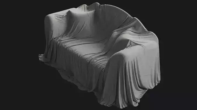 Covered Classic Sofa 01