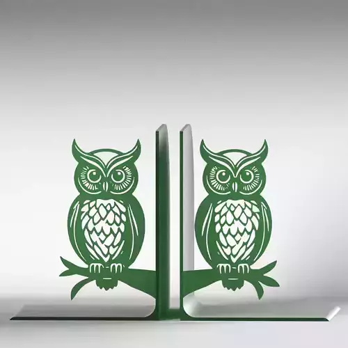 Owl Bookends 3D print model