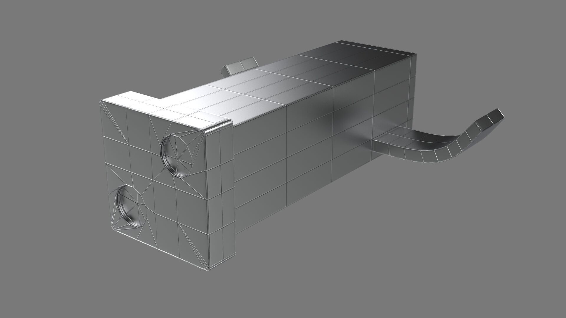 Hook Models Asset pack - Total 18 Models Low-poly 3D model_13