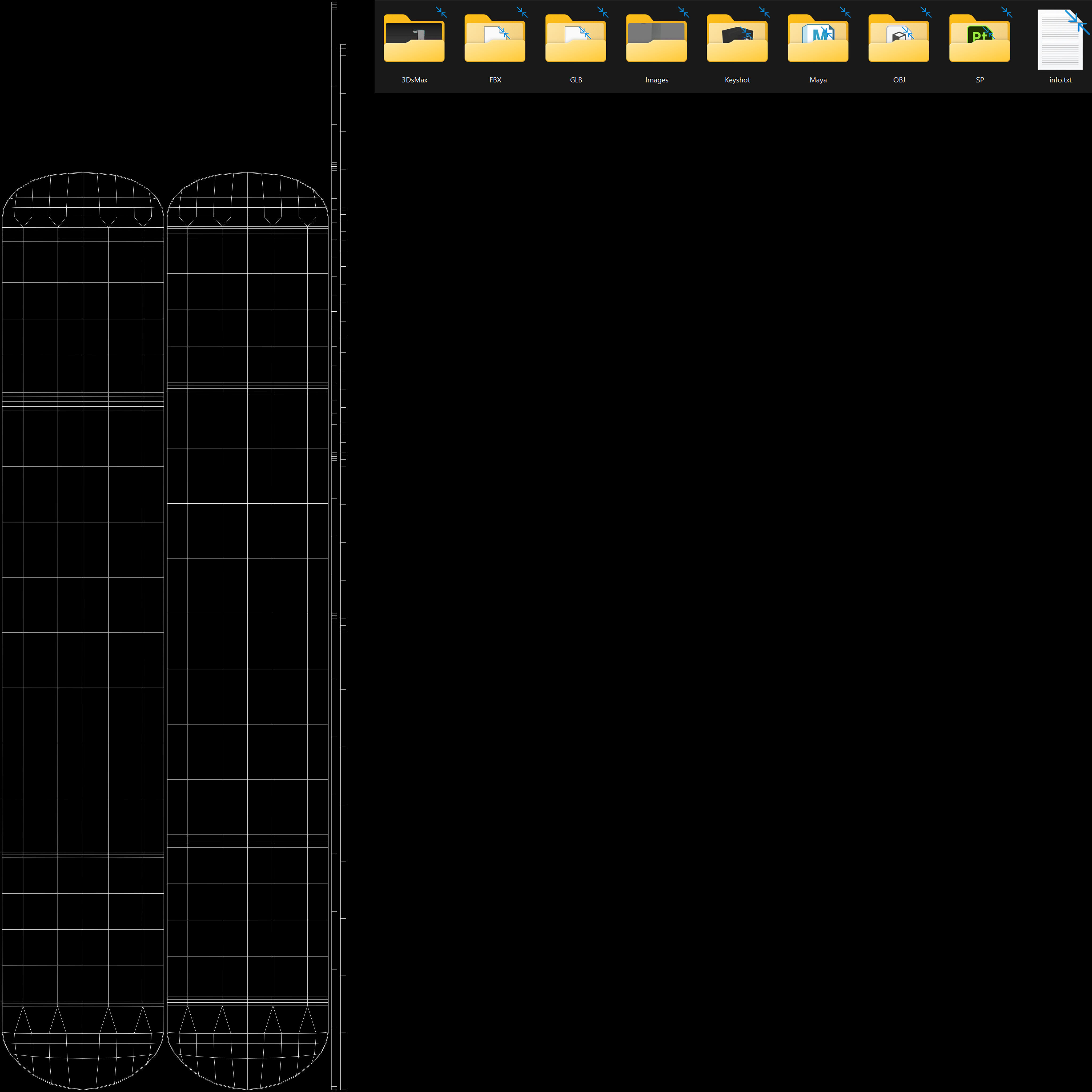 Hook Models Asset pack - Total 18 Models Low-poly 3D model_72