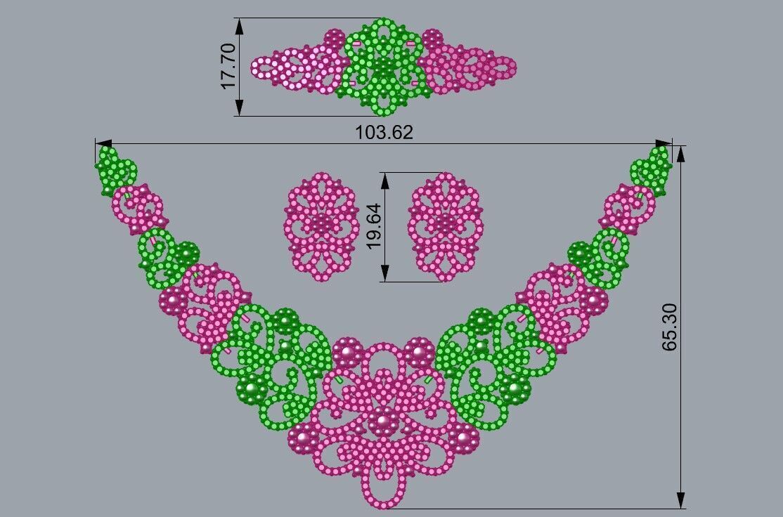 Gold Set  3D print model_2