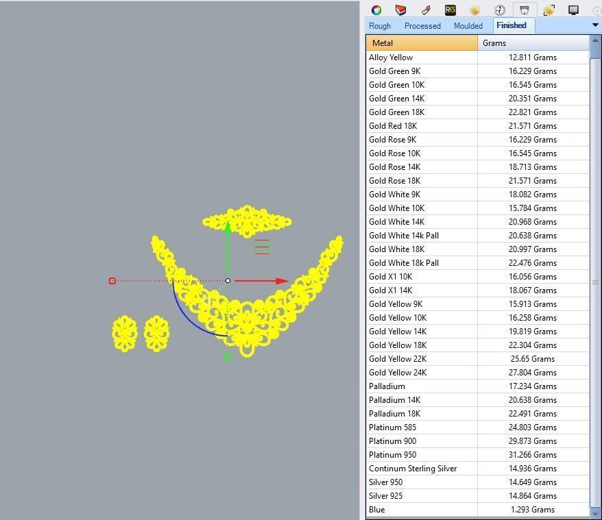 Gold Set  3D print model_6