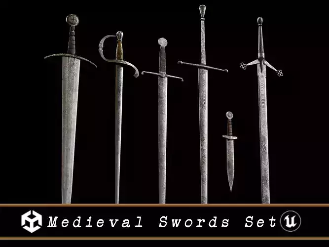 Medieval Swords Set