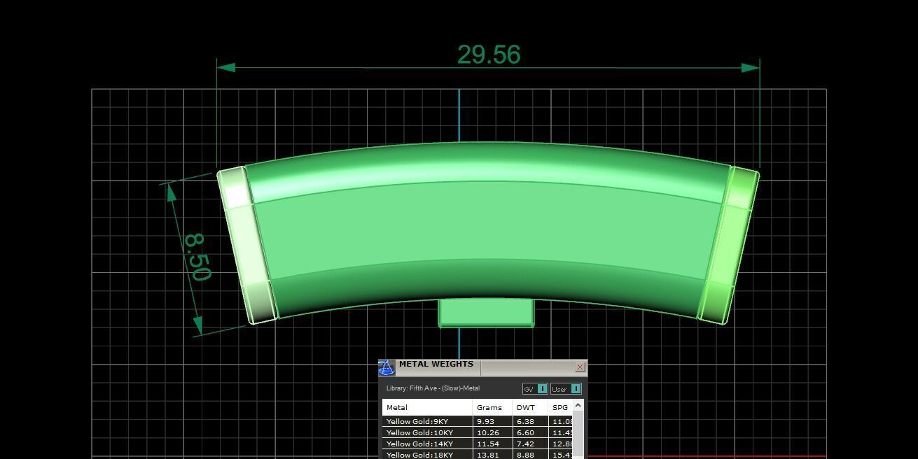 PACK Cuban Locks Curves Chains 8mm 9mm 10mm 3D print model_4