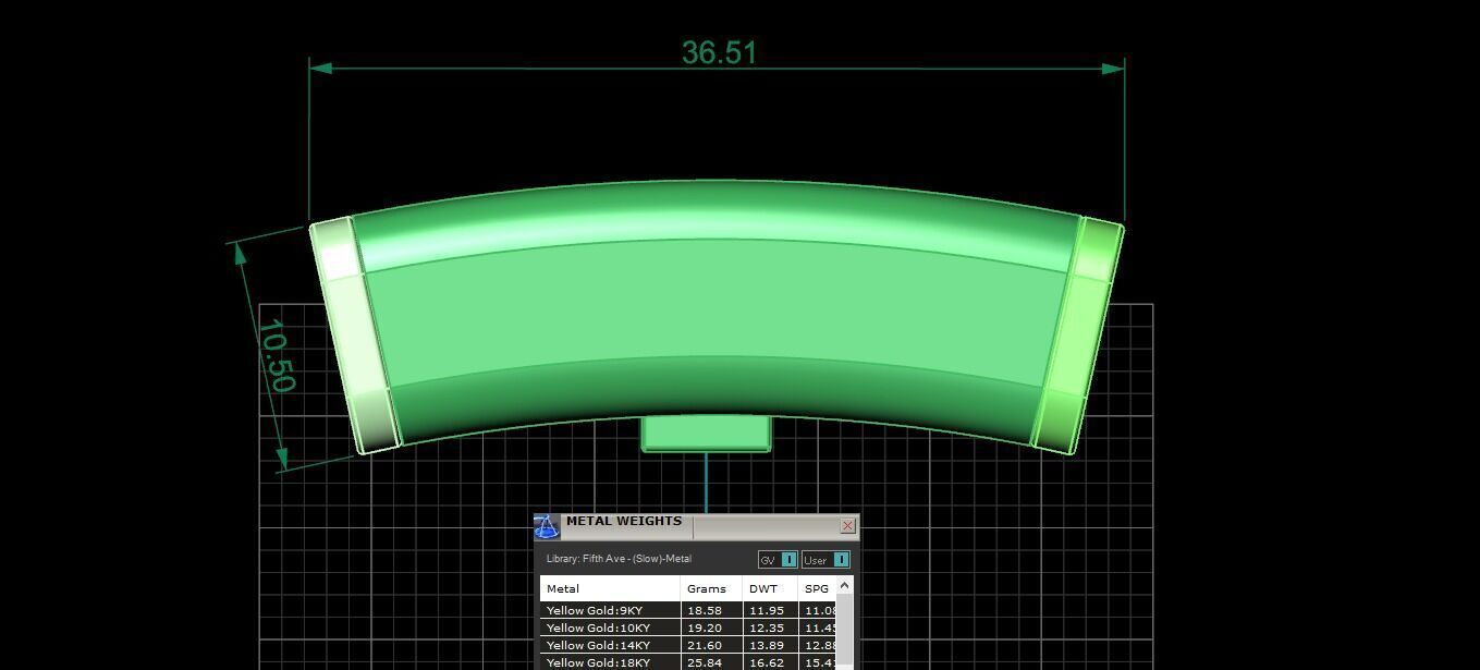 PACK Cuban Locks Curves Chains 8mm 9mm 10mm 3D print model_6
