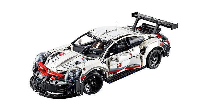 TwindBricks3D - 42096 Porsche 911 RSR 3D print model
