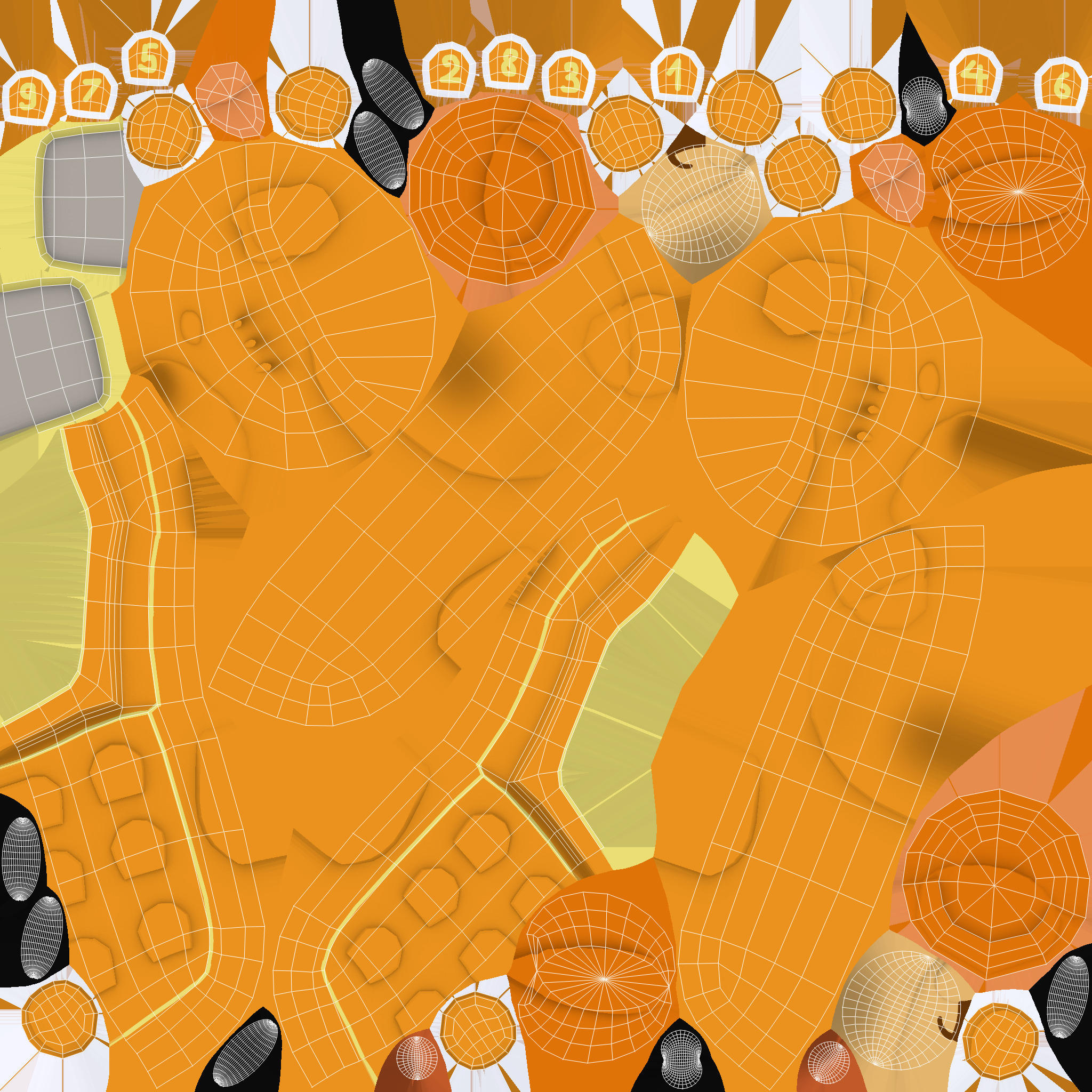 Cute Cat Phone Toy 3D Model - Stylized Cartoon Mobile Phone Low-poly 3D model_6