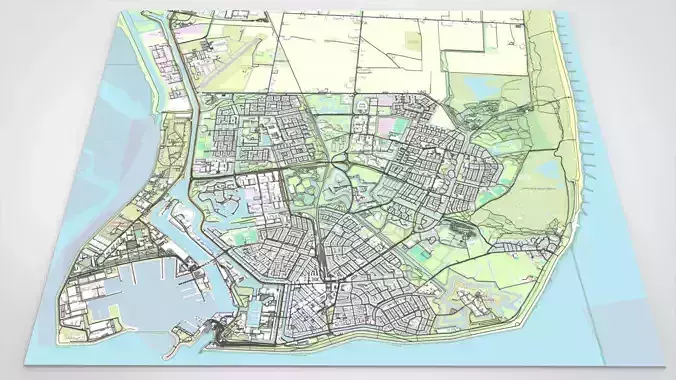 Cityscape Den Helder Netherlands