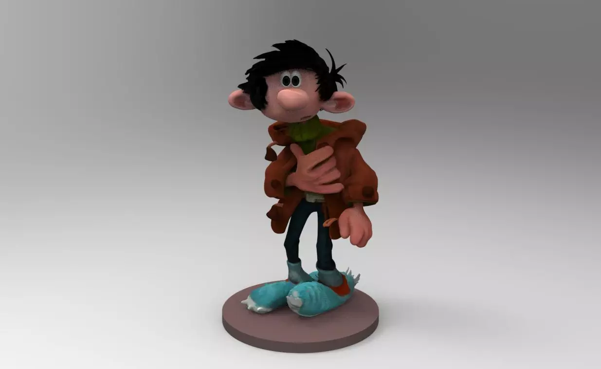 GASTON LAGAFFE 3D print model