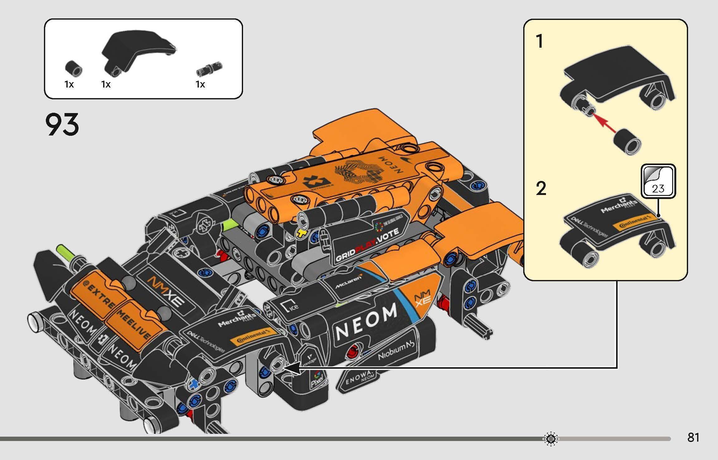 TwindBricks3D - 42166 NEOM McLaren Extreme E Race Car 3D print model_73