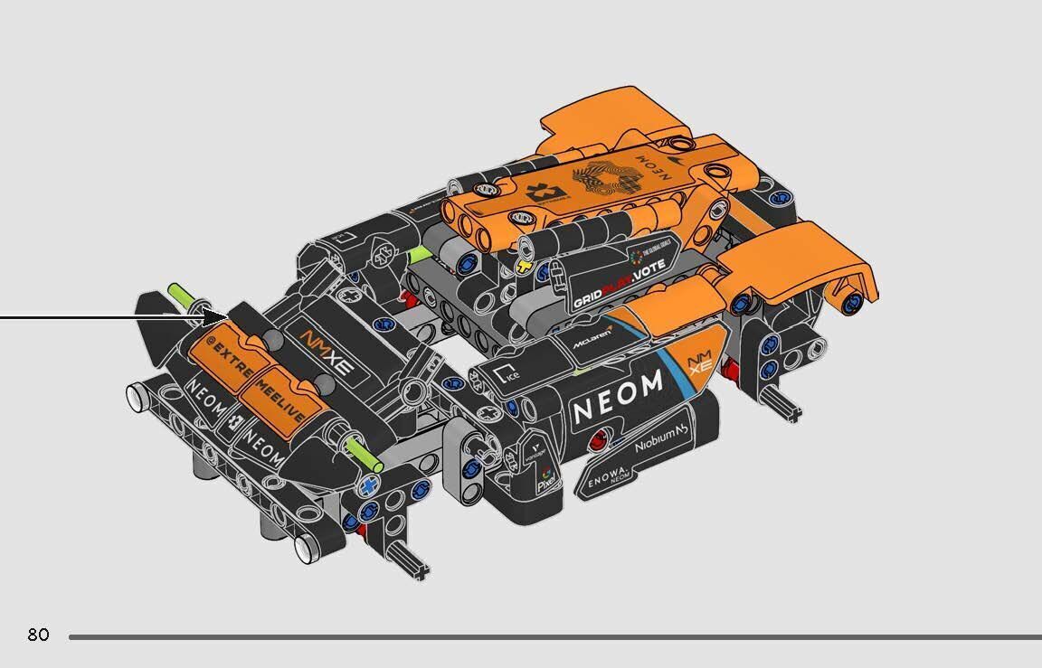 TwindBricks3D - 42166 NEOM McLaren Extreme E Race Car 3D print model_74
