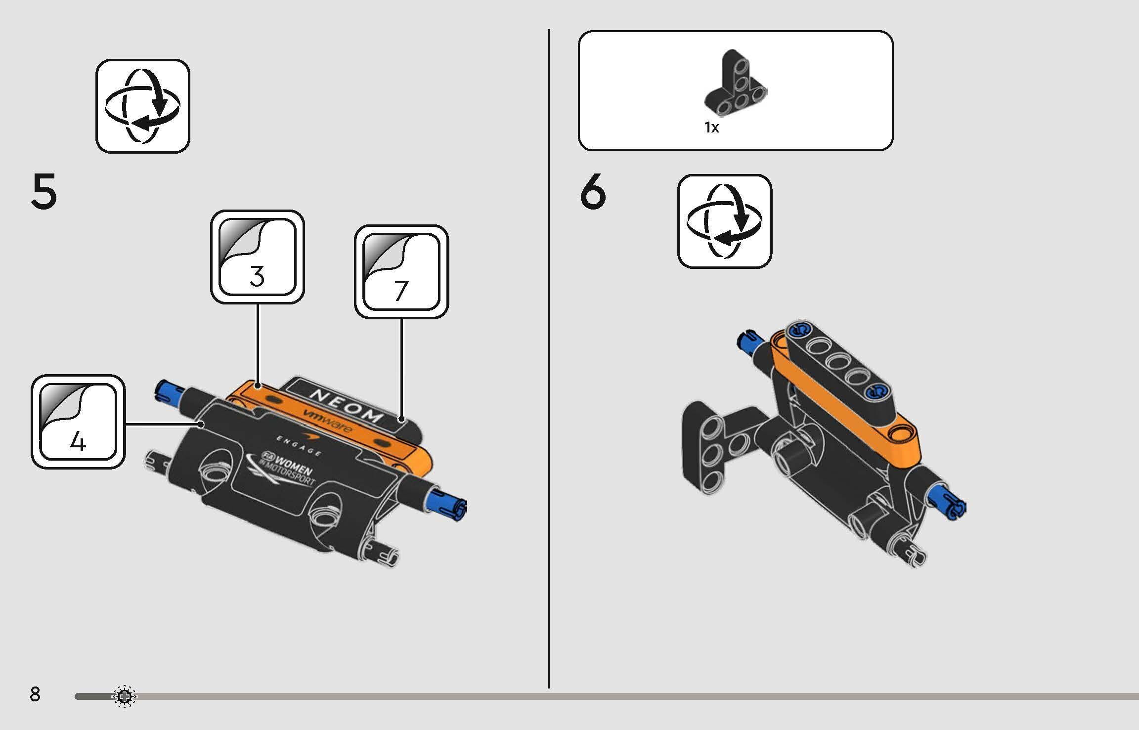 TwindBricks3D - 42166 NEOM McLaren Extreme E Race Car 3D print model_3