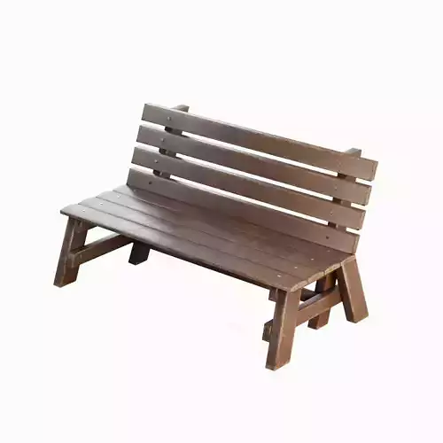 Wooden Outdoor Bench A 01