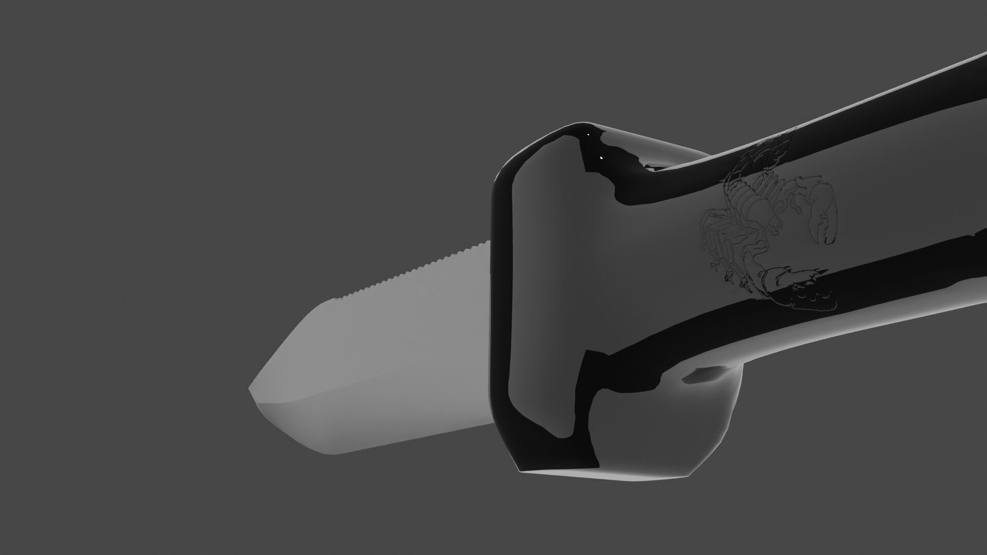 Scorpio Knife 3D model_2