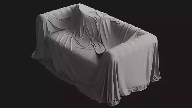 Covered Classic Sofa 02