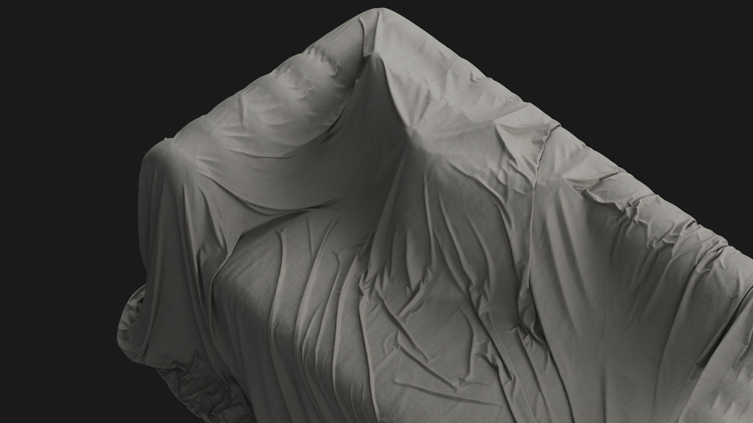 Covered Classic Sofa 02 3D model_6