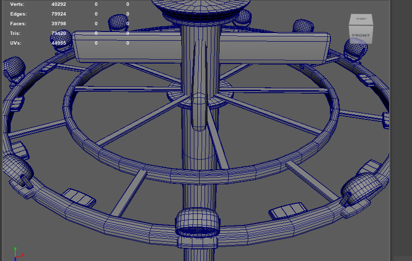 sport field light 3D model_15